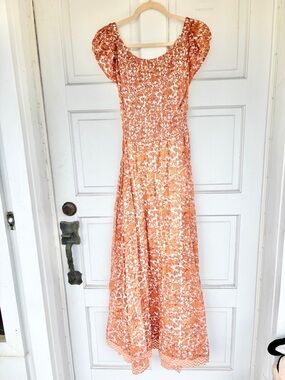 Free People Ultraviolet Dress in tea combo 🍊✨